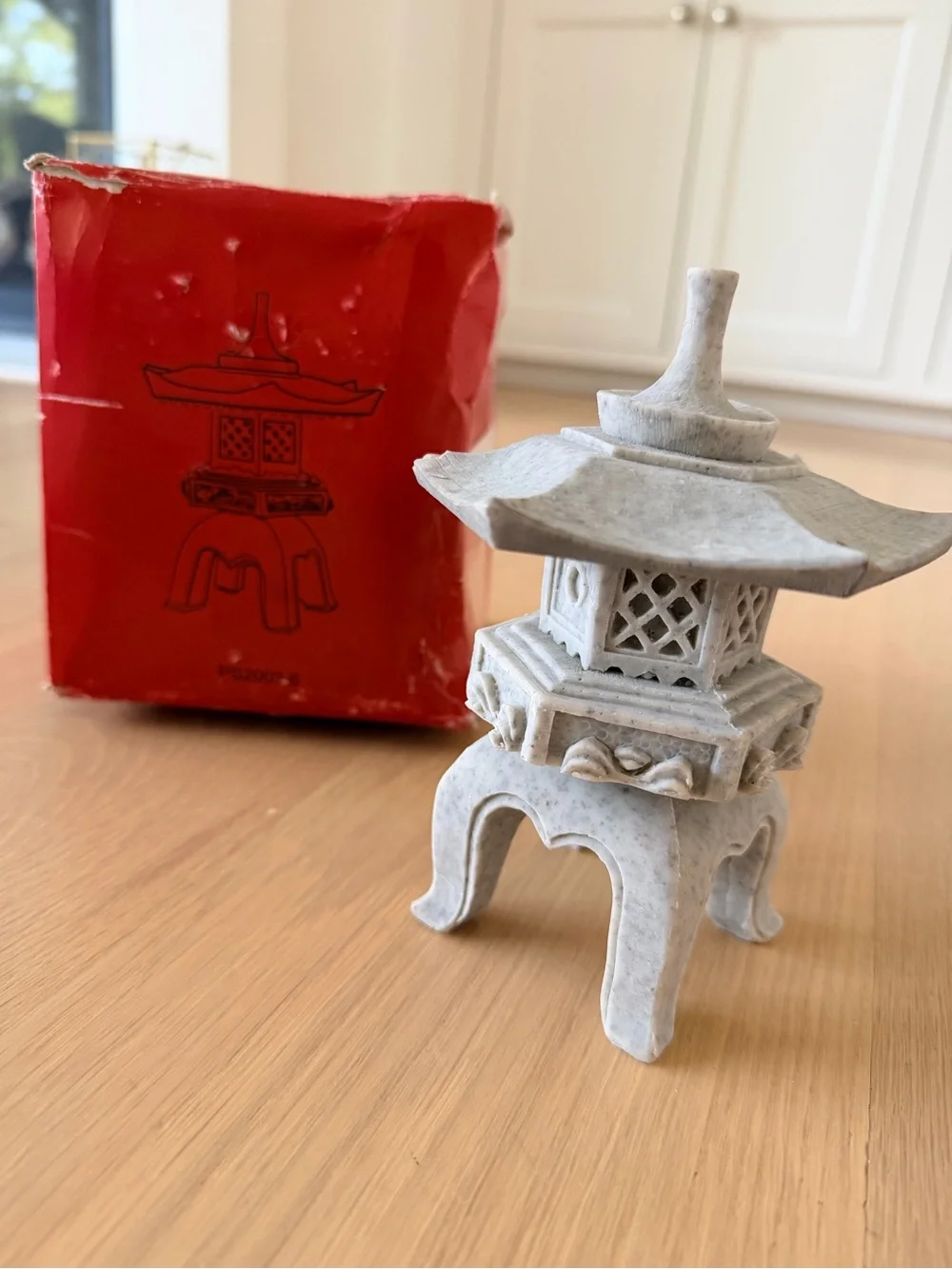 Stone Garden Lantern - Decorative Pagoda Accent